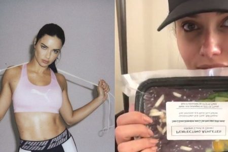 Adriana Lima on Eating Healthy While Traveling and Wearing Makeup at the Gym